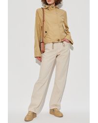 Burberry - Short Jacket With Hood - Lyst