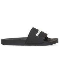 Balenciaga - Rubber Pool Slides - Lyst