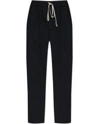 Rick Owens - Sweatpants With Raw-Edged Legs - Lyst