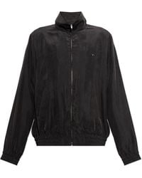 Valentino Garavani - Silk Jacket With A Stand-Up Collar - Lyst