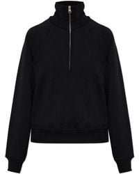 Ami Paris - Sweatshirt With A Zip-Up Neckline - Lyst