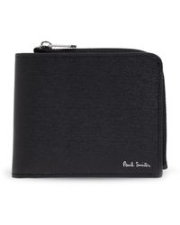 Paul Smith - Leather Wallet With Logo - Lyst