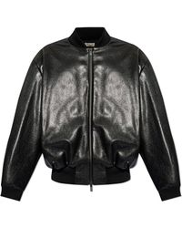 Fear Of God - Leather 'Bomber' Jacket - Lyst
