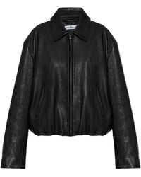 Acne Studios - Leather Jacket With Pockets - Lyst