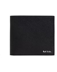 Paul Smith - Leather Wallet With Colorful Print - Lyst