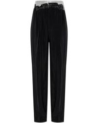 Maison Margiela - Pleated Trousers - Lyst