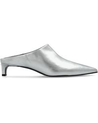 Jil Sander - Leather Heeled Shoes - Lyst