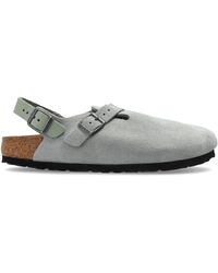 Birkenstock - 'Tokio Ii Suede' Slides - Lyst