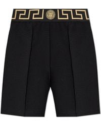 Versace - Shorts With Logo - Lyst