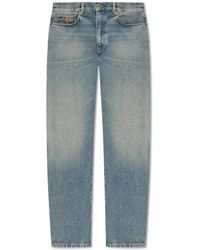 Versace - Jeans With Vintage Effect - Lyst