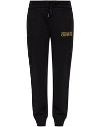 Versace Jeans Couture - Sweatpants With Embroidered Logo - Lyst