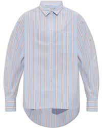 Lacoste - Shirt With Striped Pattern - Lyst