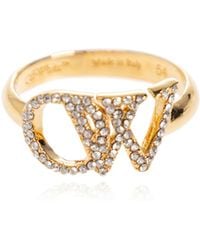 Off-White c/o Virgil Abloh - Ring With Shimmering Crystals - Lyst