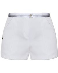 Lacoste - Shorts With Logo Patch - Lyst