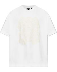 LACOSTE RUNWAY - T-Shirt With Printed Logo - Lyst