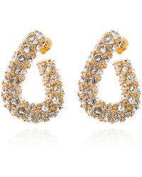 Isabel Marant - Earrings With Sparkling Crystals - Lyst