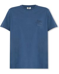 Etro - T-Shirt With Logo - Lyst