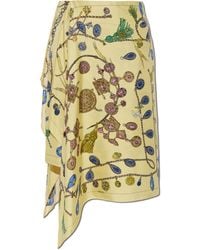 Versace - Silk Skirt With 'Broken Jewels' Print - Lyst