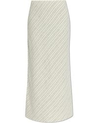 Samsøe & Samsøe - "Saagneta Long" Skirt - Lyst