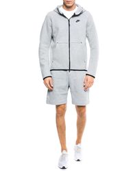 Nike Logo-printed Shorts - Gray