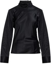 Courreges - Top With A Stand-Up Collar - Lyst
