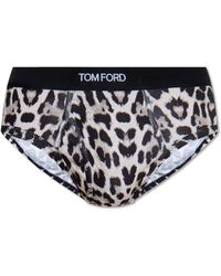 Tom Ford - Briefs With Animal Motif - Lyst