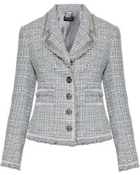 Dolce & Gabbana - Tweed Jacket With Lurex Thread - Lyst