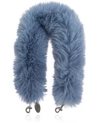 Balenciaga - Furry Bag Strap - Lyst