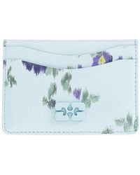 Ganni - Card Case With Floral Motif - Lyst