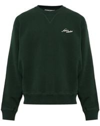 Acne Studios - Cotton Sweatshirt With Embroidered Logo - Lyst