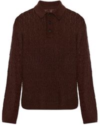 AllSaints - 'Cyclone' Long Sleeve Polo - Lyst