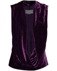Maison Margiela - Velvet Top - Lyst