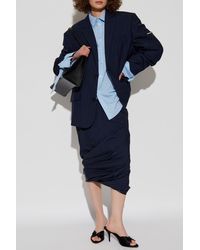 Balenciaga - Shirt With Stripe Pattern - Lyst