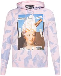 versace skater olympus print hoodie