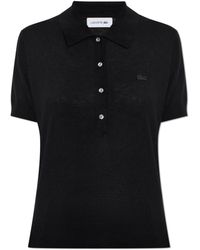 Lacoste - Polo Shirt With Logo Patch - Lyst