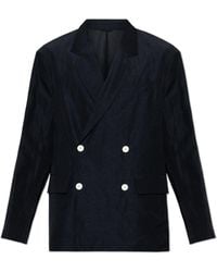 Emporio Armani - Double-Breasted Blazer - Lyst