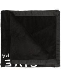 Givenchy Towel With Logo - Black