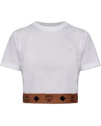 MCM - Cotton Top With Logo - Lyst