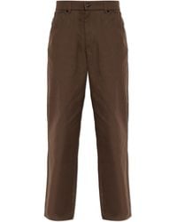 Moncler - Trousers With Logo Patch - Lyst