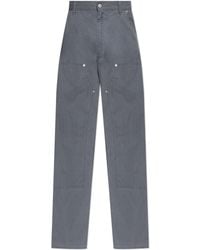 MM6 by Maison Margiela - Cotton Trousers - Lyst