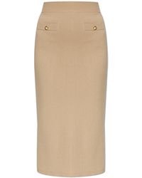 Alessandra Rich - Skirt With Decorative Pockets - Lyst