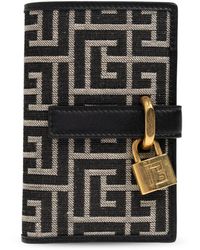 Balmain - Monogram Wallet - Lyst