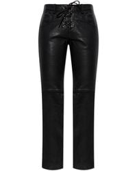 Isabel Marant - 'Vanel' Leather Trousers - Lyst