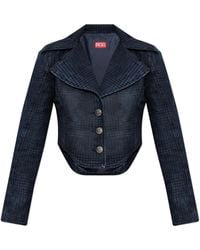 DIESEL - Short Denim Jacket 'De-Ali- - Lyst