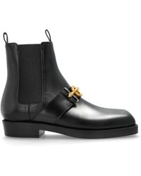 Balmain - Leather Chelsea Boots - Lyst