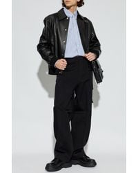 Fendi - Leather Jacket - Lyst