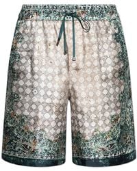 Amiri - Silk Shorts - Lyst