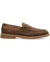 Eleventy - Suede Shoes Type Loafers - Lyst