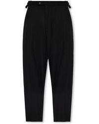 Balenciaga - Relaxed-Fitting Pleat-Front Trousers - Lyst