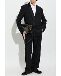 Balmain - Wool Double-Breasted Blazer - Lyst